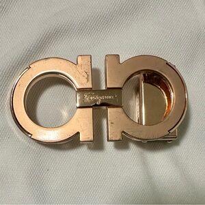 Salvatore Ferragamo Gold-Tone Belt Buckle